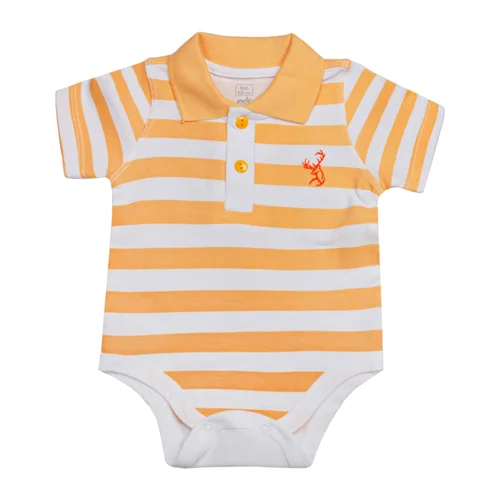 بادی آستین کوتاه گوزن جودون نارنجی