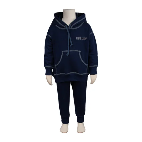 سوئیشرت و شلوار کلاهدار دورس لاو اسپرت سرمه ای