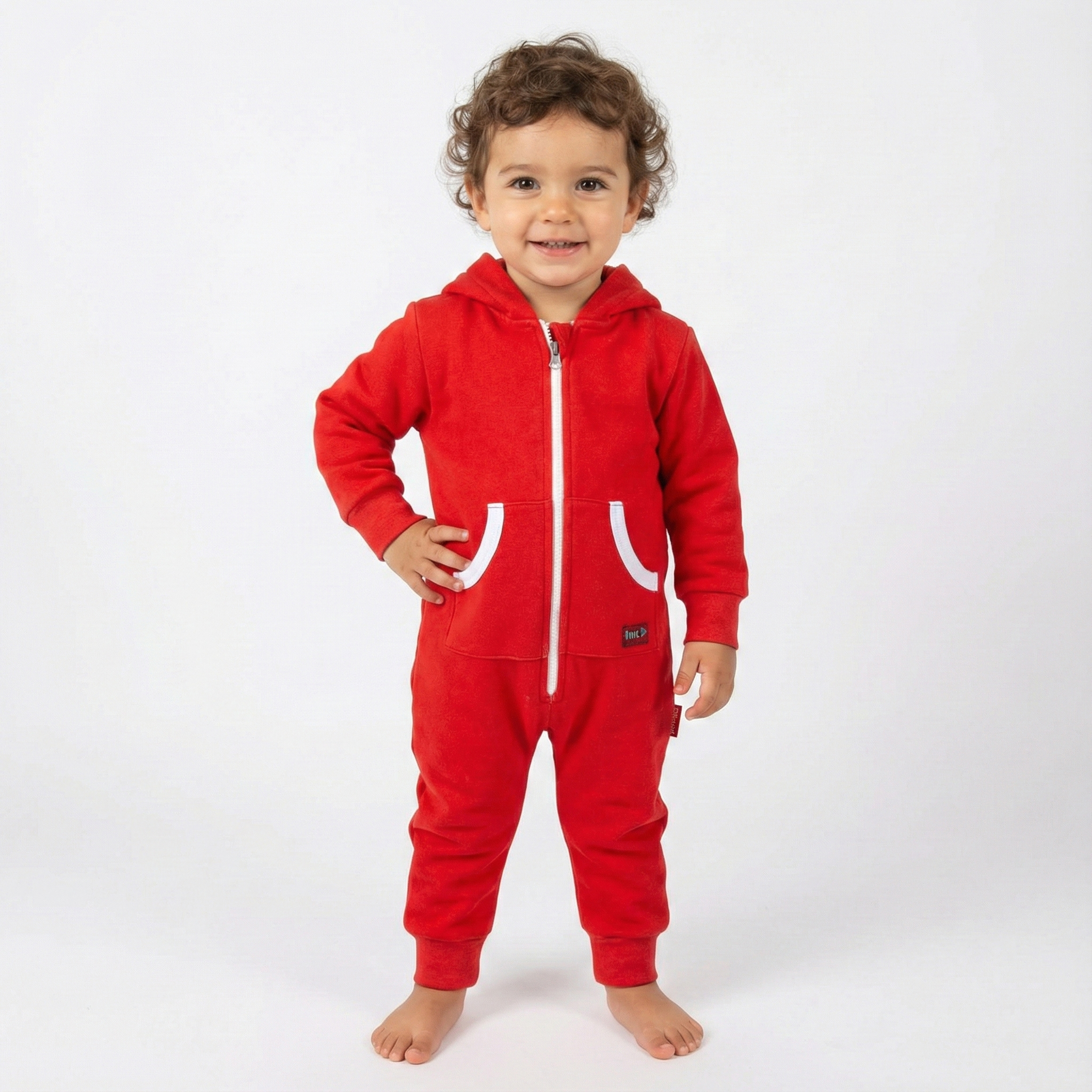 سرهمی کلاهدار جیب نواری قرمز