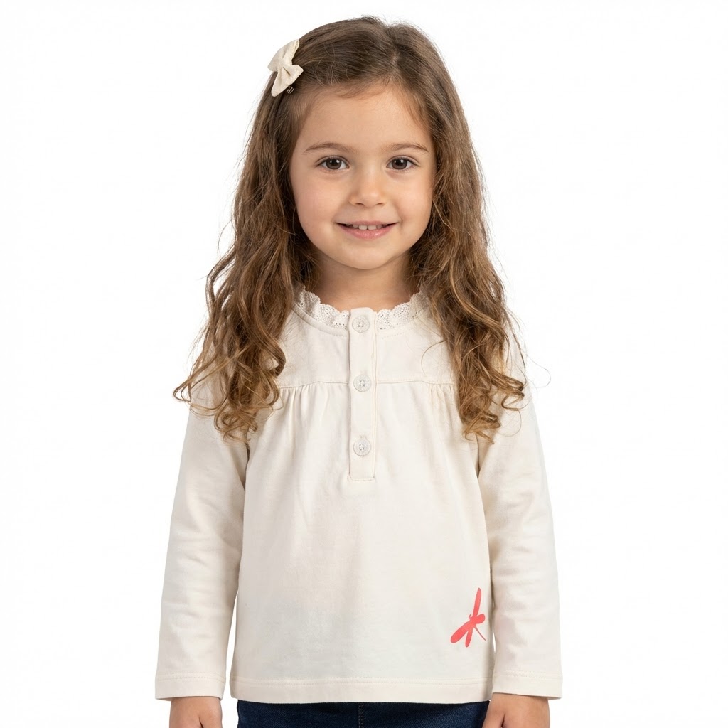 بلوز تك سنجاقك استخوانی