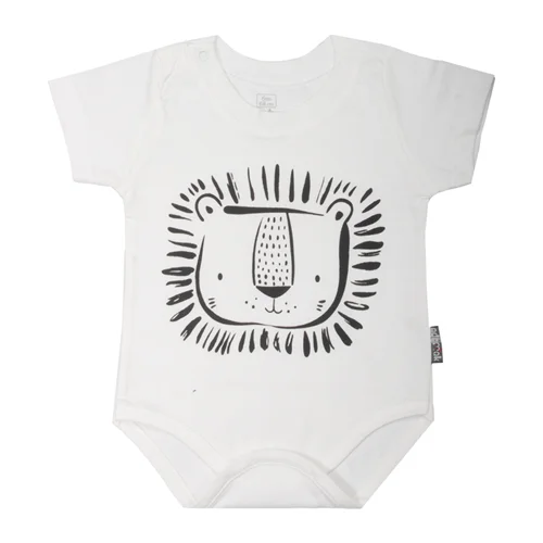 بادی آستین کوتاه شیر سفید