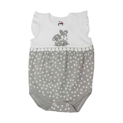 تاپ زیر حلقه چین خرگوش و گل