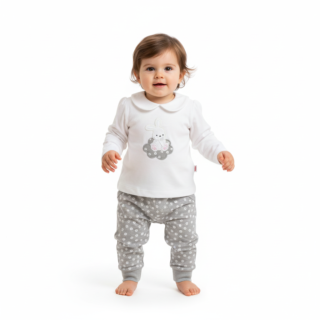 شلوار خرگوش و گل