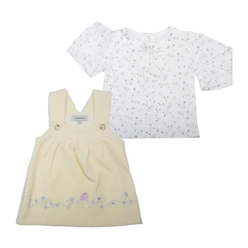 سارافون مخمل کبریتی گلبرگ کرم