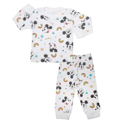 بلوز و شلوار میکی موس سفید