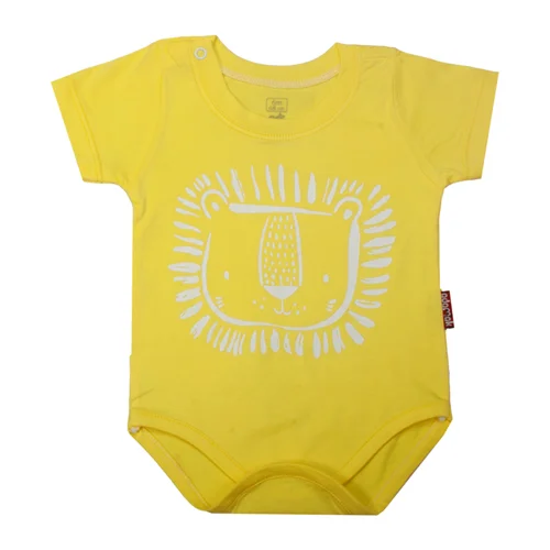 بادی آستین کوتاه شیر لیمویی