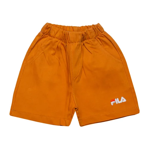 شلوارک کتان fila خردلی