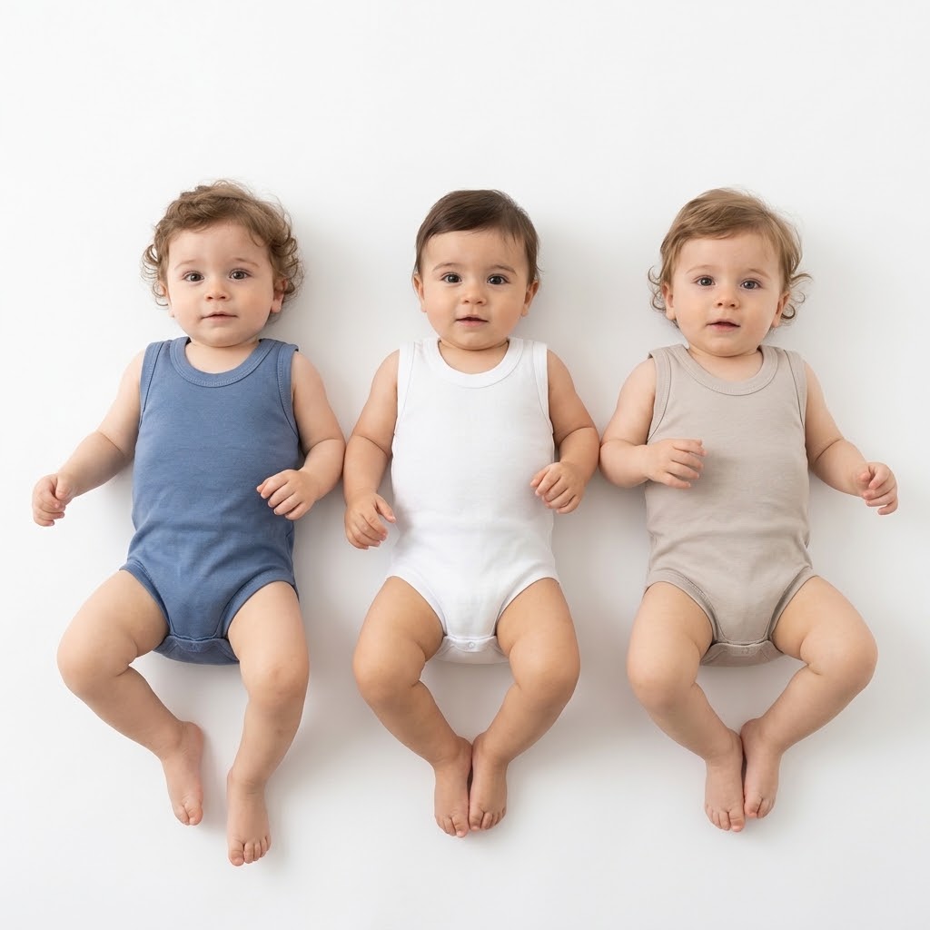 بادی رکابی رنگی مجموعه 3 عددی _7