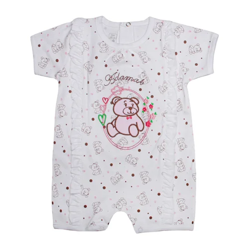 سرهمی شورتی نوار چین خرس سفید