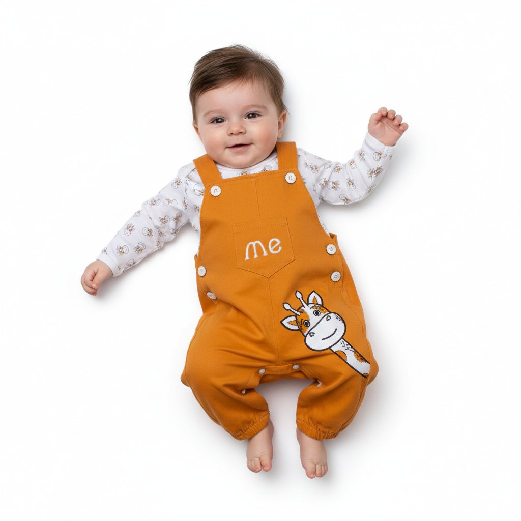 سرهمی پیشبندی زرافه خردلی