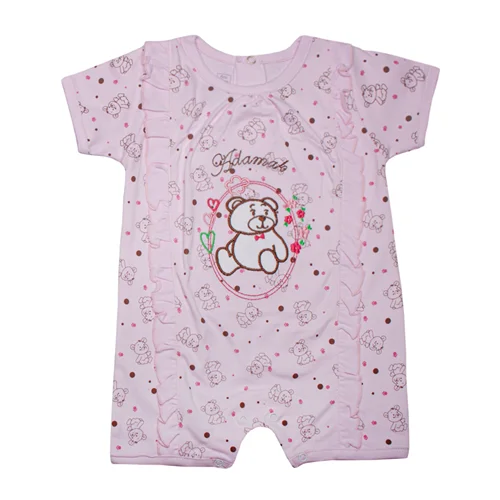 سرهمی شورتی نوار چین خرس صورتی