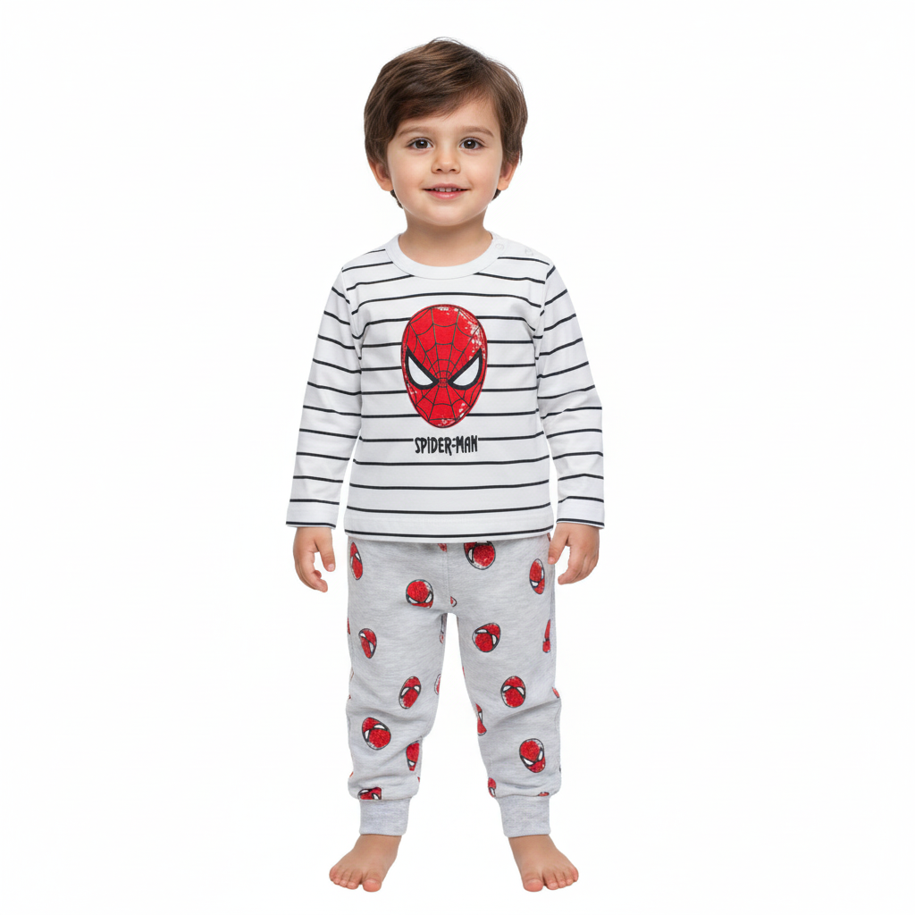 بلوز و شلوار مرد عنکبوتی سفید