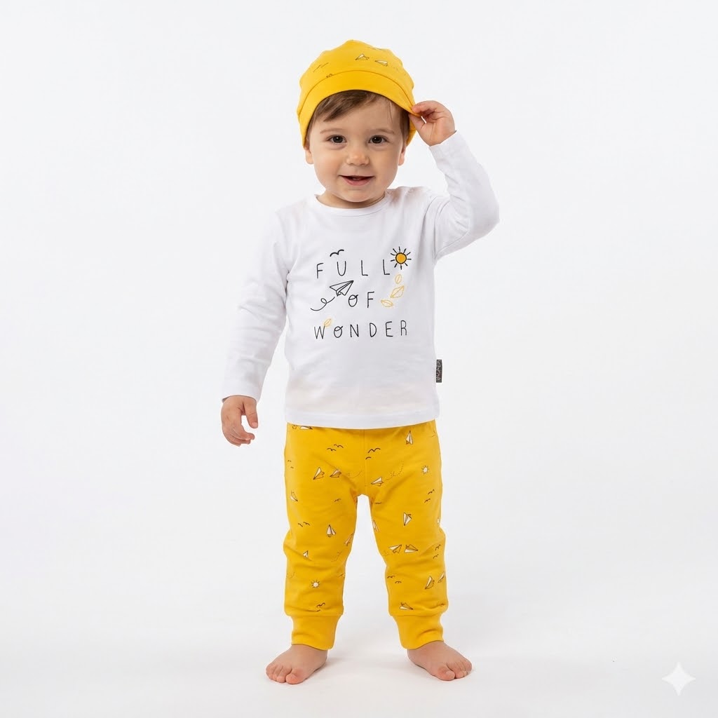 بلوز و شلوار  موشک لیمویی