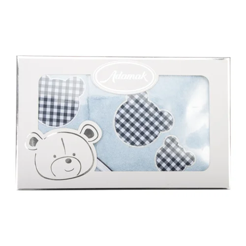 سرویس حوله خرس آبی روشن