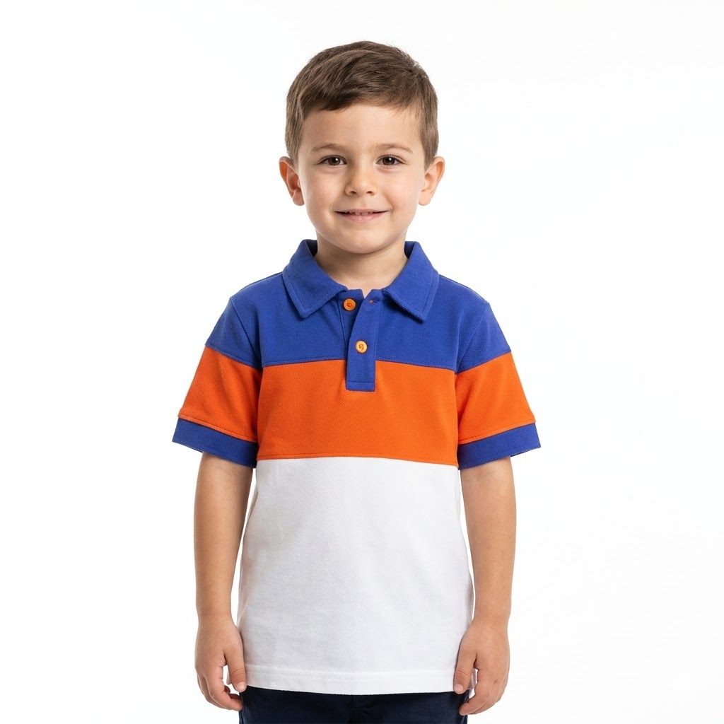 بلوز تک جودون نارنجی سفید