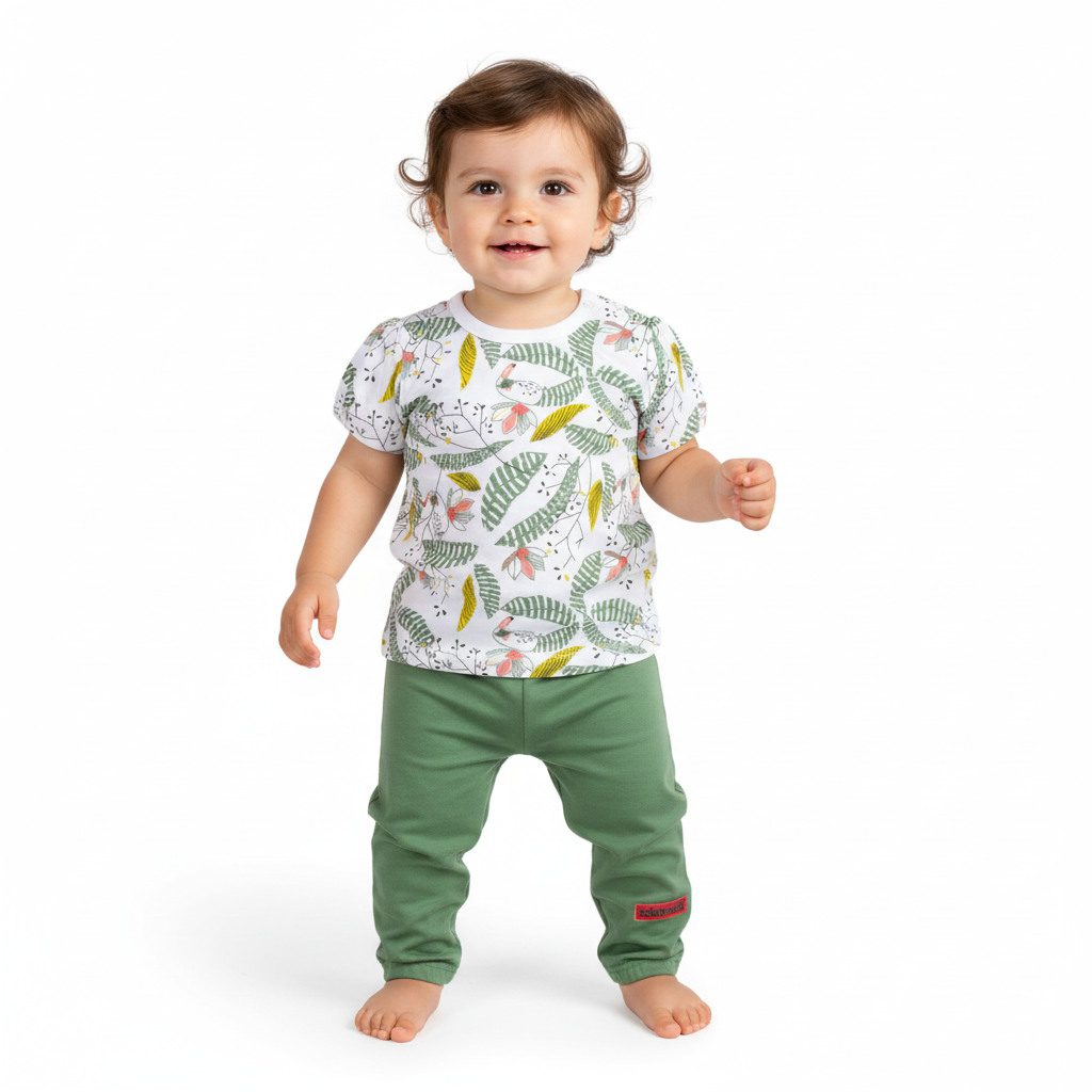 بلوز آستین کوتاه طوطی