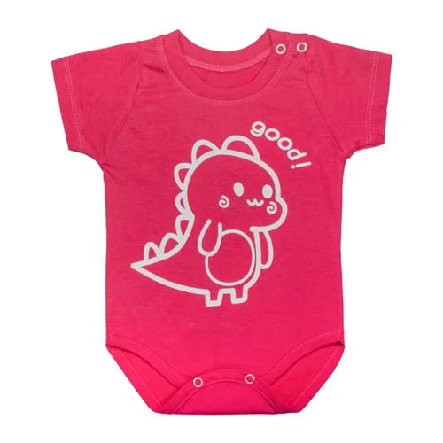 بادی آستین کوتاه دایناسور سرخابی