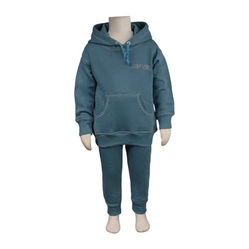 سوئیشرت و شلوار کلاهدار دورس لاو اسپرت آبی فولادی