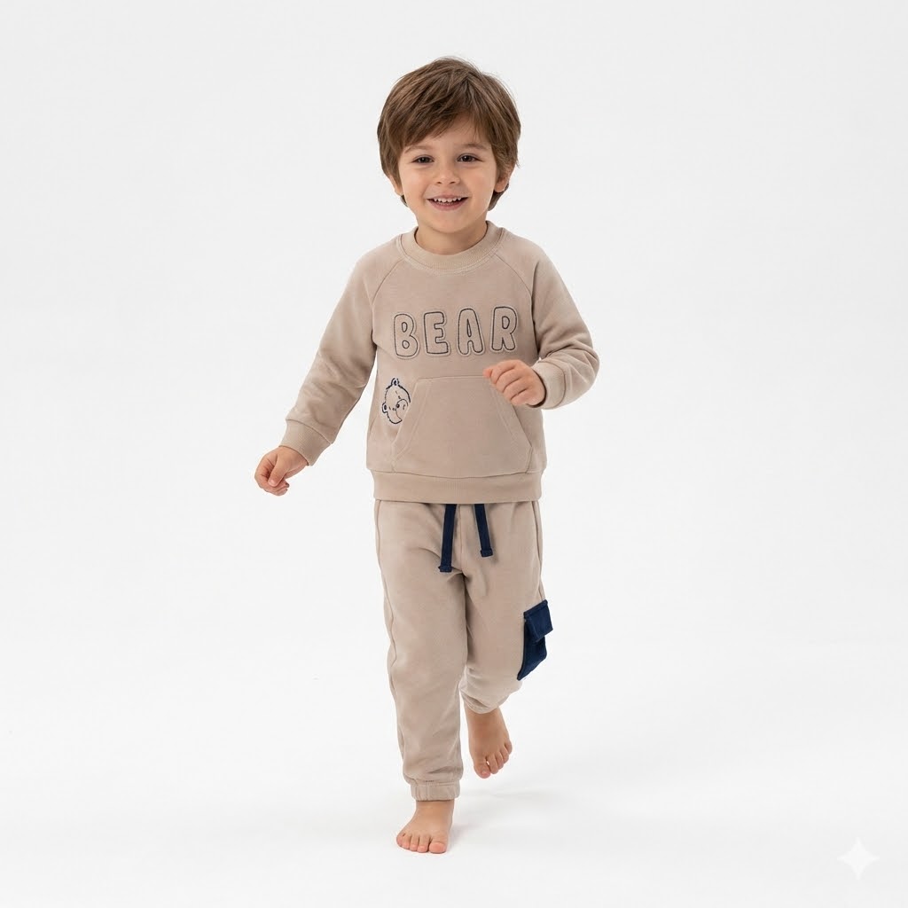 بلوز وشلوار خرس کرم