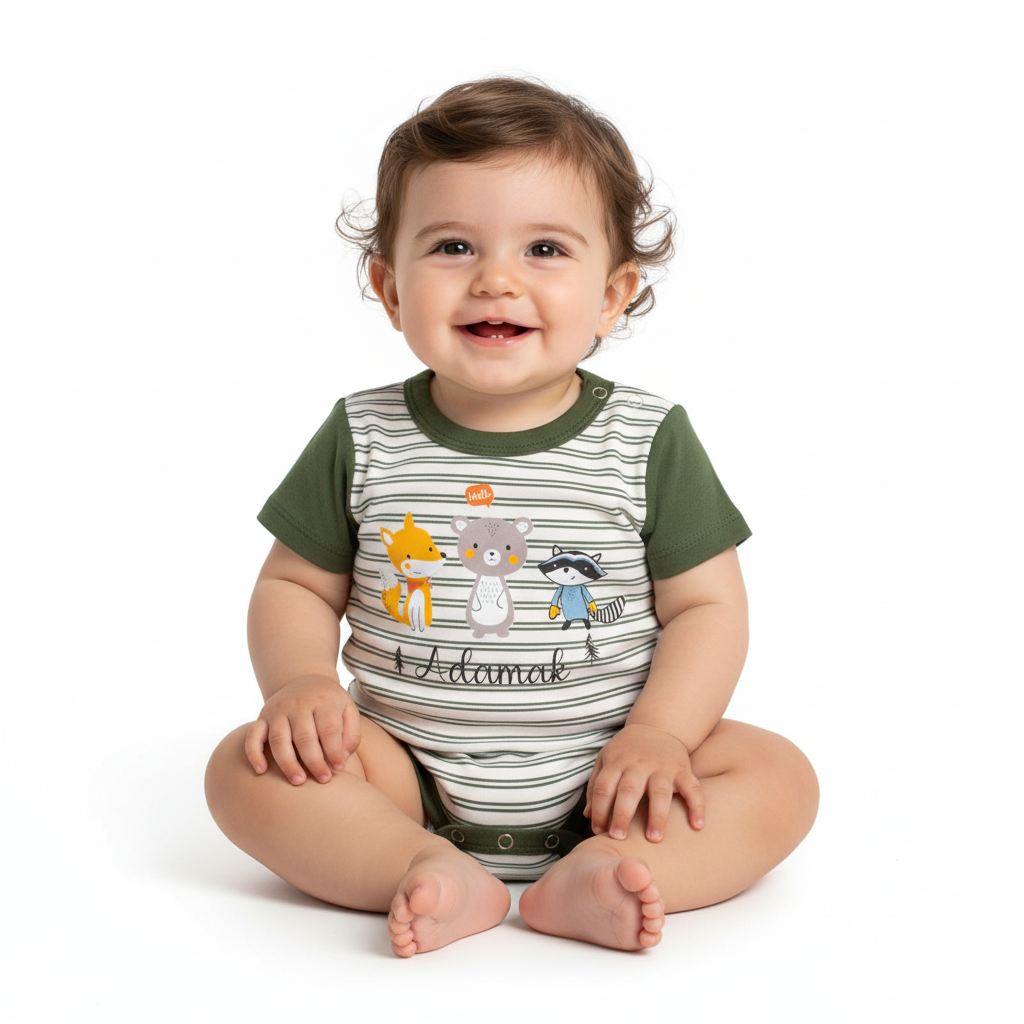 بادی آستین کوتاه یقه گرد راسو