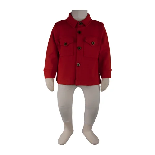 کت تک جیب دار قرمز