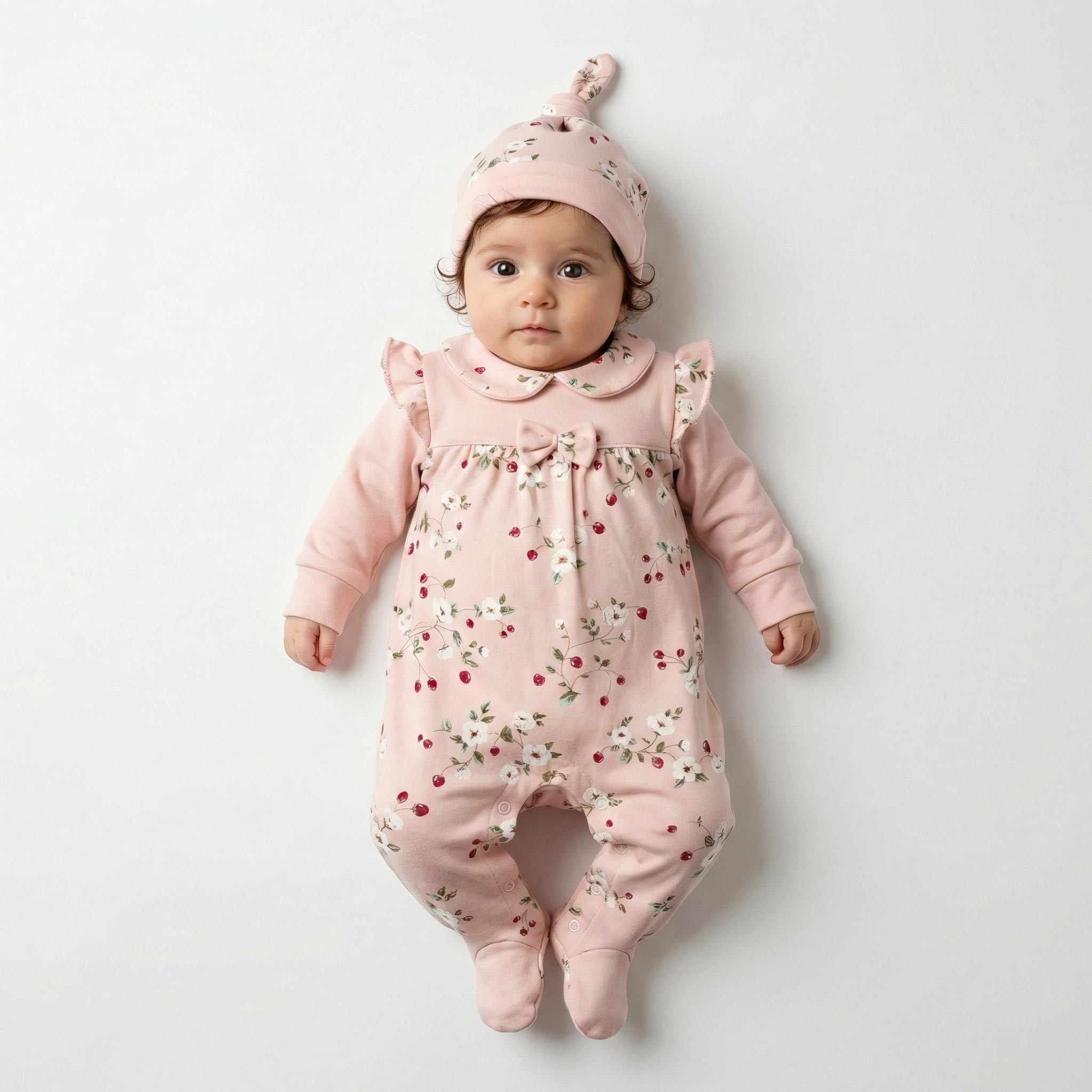 کلاه گره ای  توت فرنگی