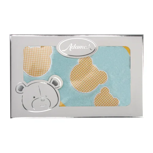 سرویس حوله خرس فیروزه ای لیمویی