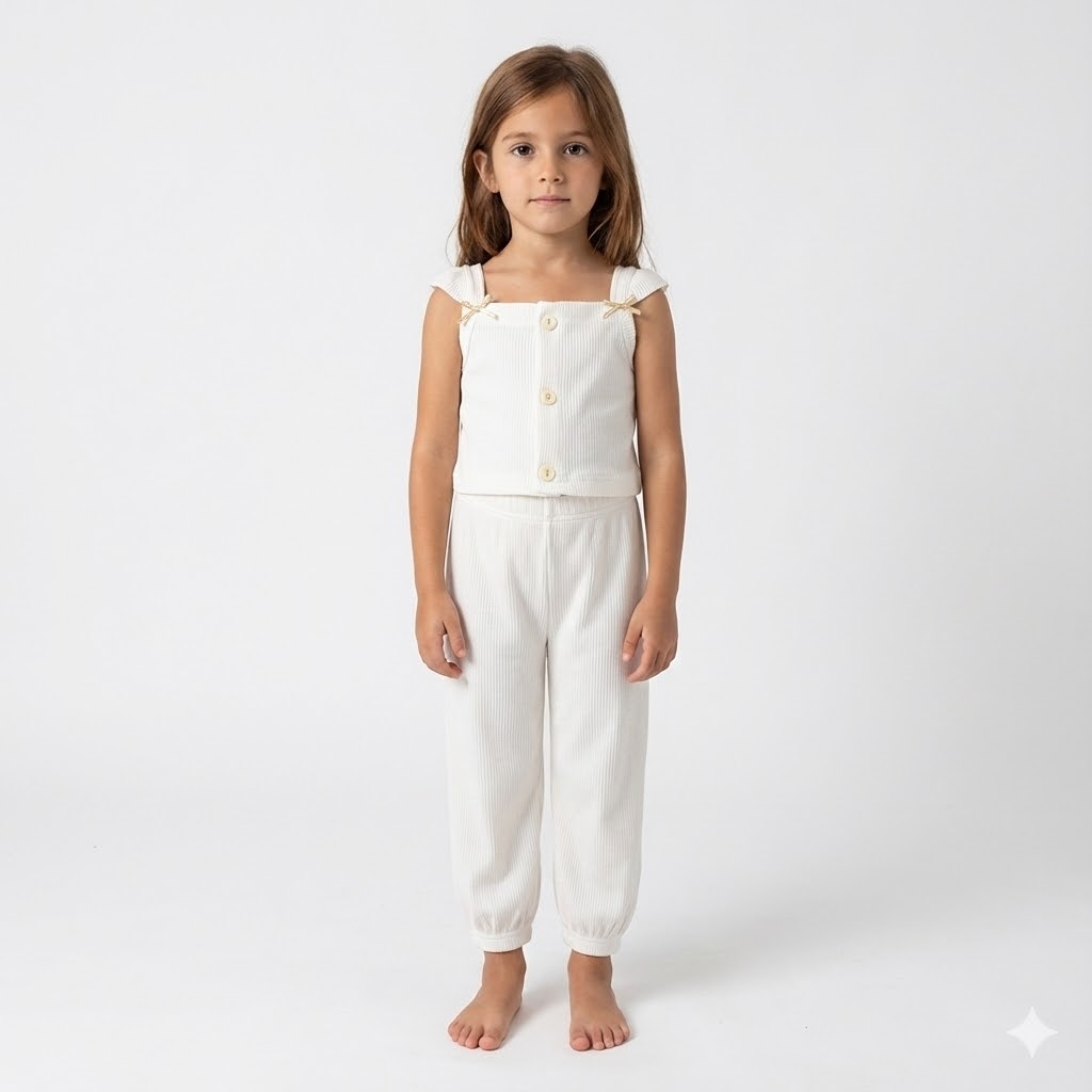 نیم تنه و شلوار ویسکوز استخوانی