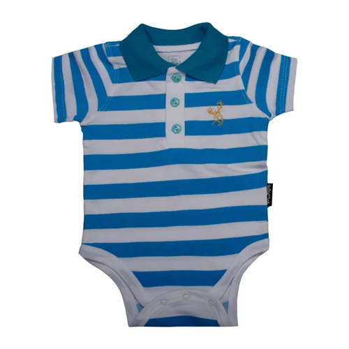 بادی آستین کوتاه گوزن جودون آبی