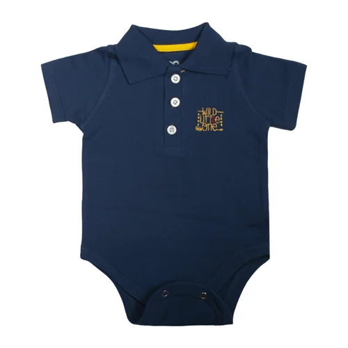 بادی آستین کوتاه جودون آبی تیره