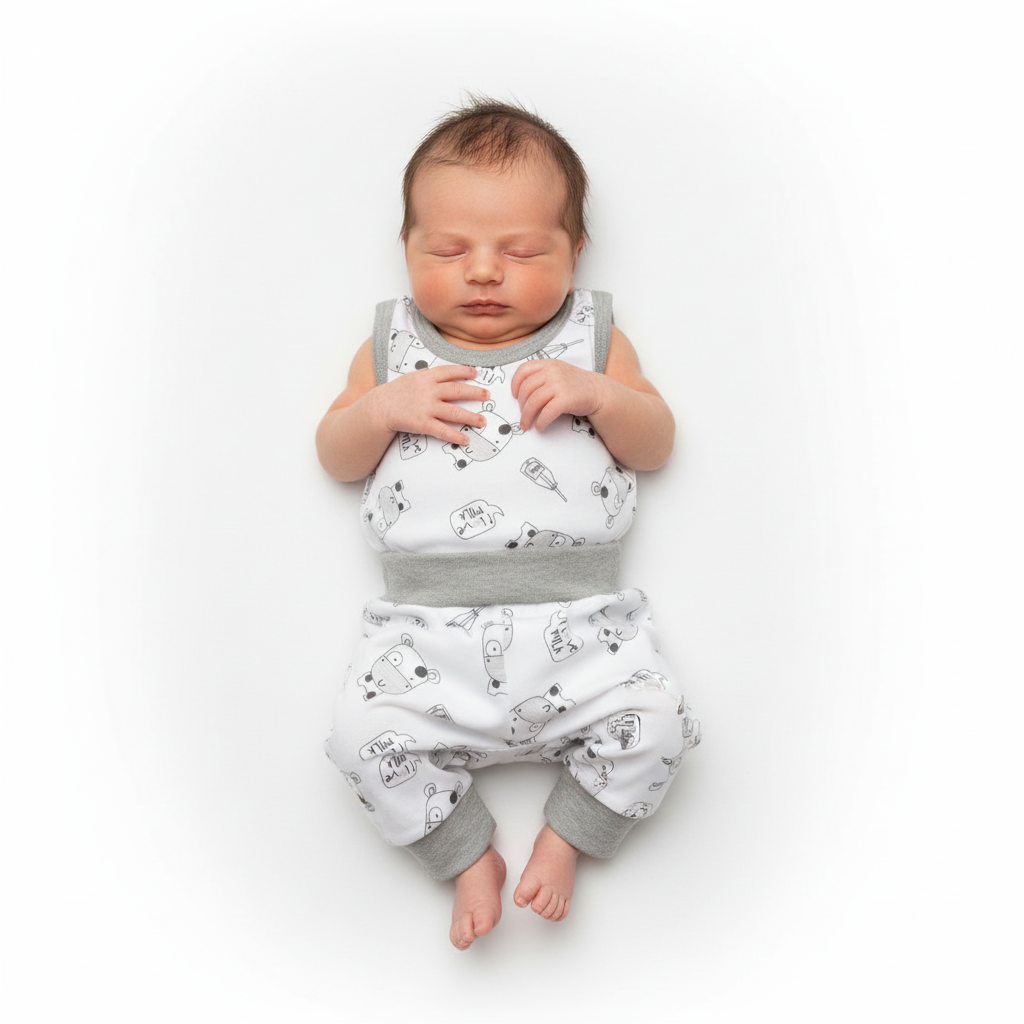 شلوار کمر پهن مومو