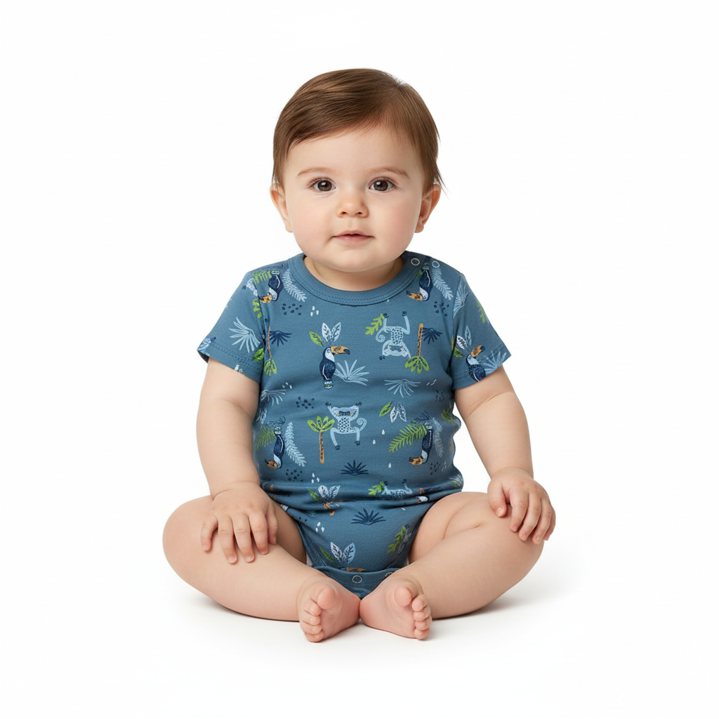 بادی آستین کوتاه هاوایی