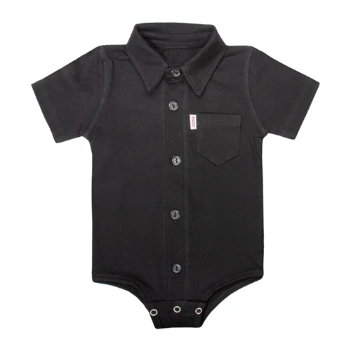 بادی یقه مردانه مشکی