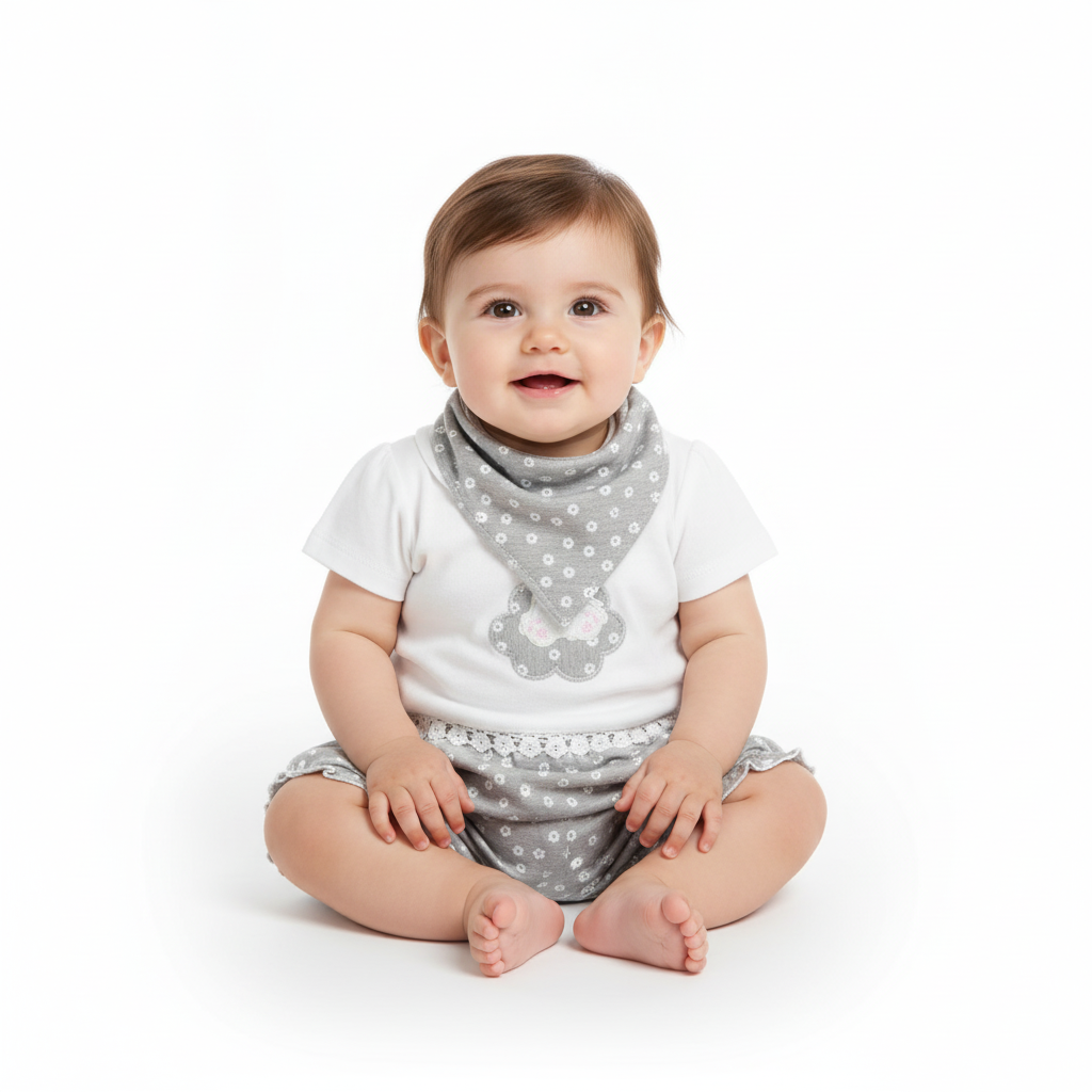 دستمال سر خرگوش و گل